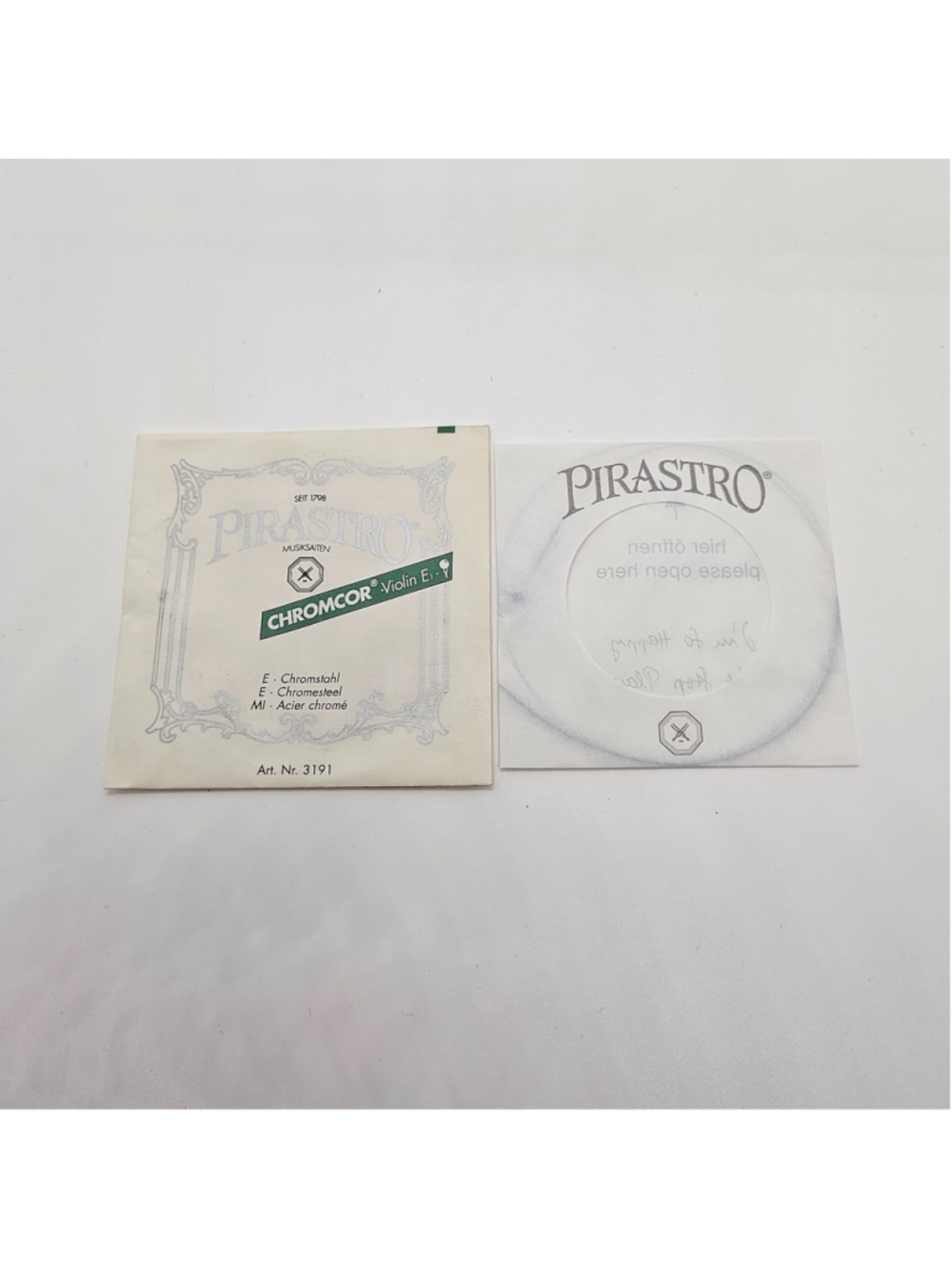 Pirastro Chromcor Violin E String Instrument Chromesteel No. 3191